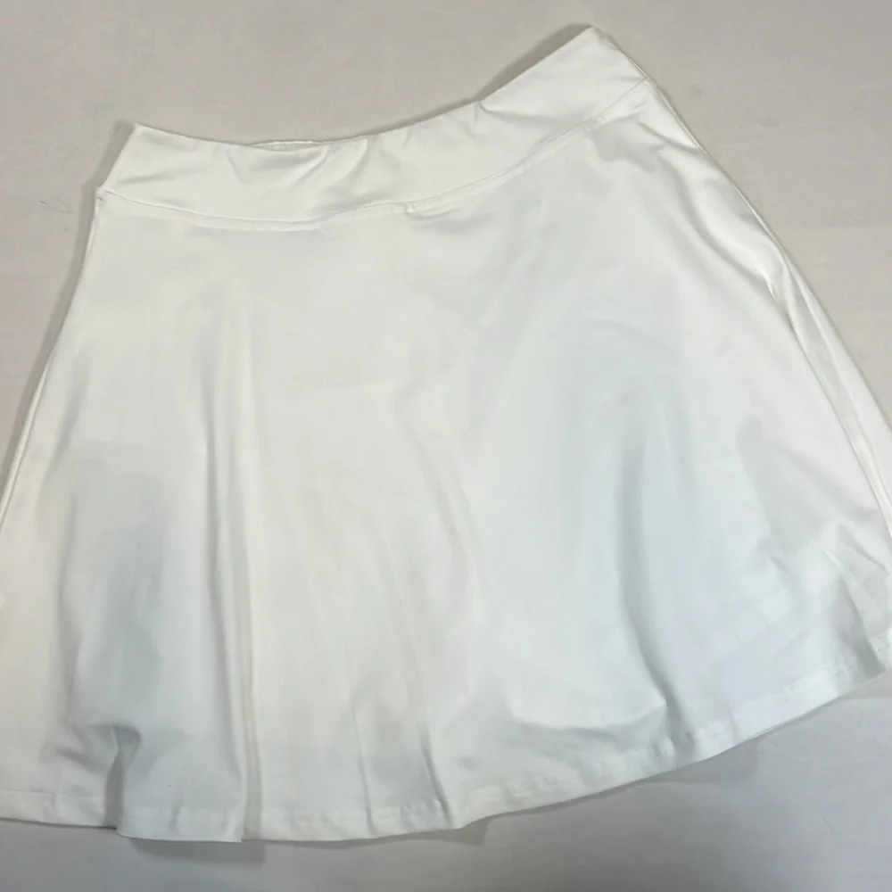 Jack Smith White High-Rise Tennis Skort Pockets M